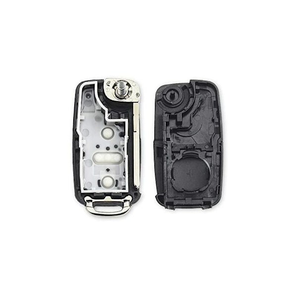Ersättningsvikbart bilnyckelskal för VW Volkswagen Golf Mk6 T1guan Polo Passat CC Seat Skoda Octavia 3 knappar