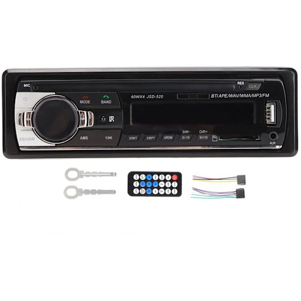 Autoradion AI-äänikomento LED-näyttö Dual USB2.0 Hands-Free -yhteys Auton stereovastaanotin musiikin kuunteluun