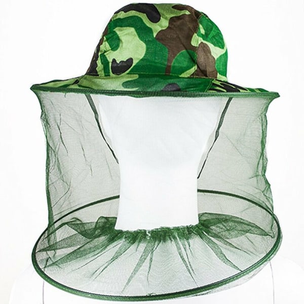 Biavler Anti Myg Mask Cap Bi Hat Bug Insekt Flue med Net Beskyttelse