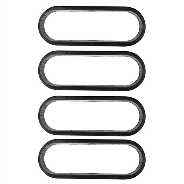 48 stk. Ovale Ringe Varmebestandige Perforerede Kage Mousse Ringe Non-Stick Bage Ring Mini Kage Form Kage Ringe