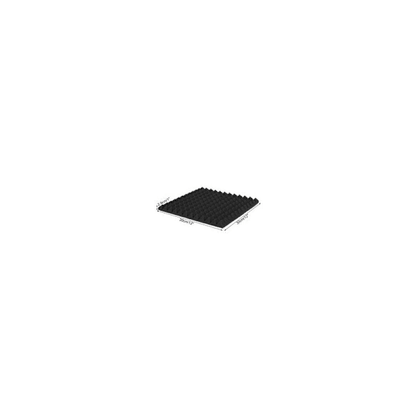 6 stk. 30 x 30 x 2,5 cm Akustiske Skum Paneler Lydabsorberende Skum Absorptionssvamp Studio KTV Lydtæt Skum Hjørnefliser