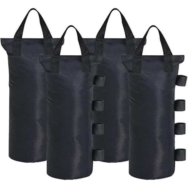 Set med 4 sandsäckar för paviljonger, tält, markiser, fotvikter, sandsäckar, utomhusväskor, för paviljonger, trädgårdstält, tält, stabil säkerhet