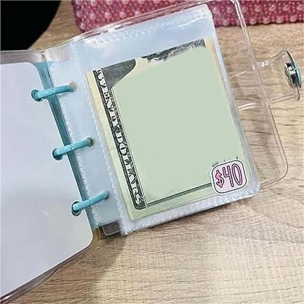 1000 Savings Challenge Binder, Money Savings Binder, Savings Challenge Book med kuverter, Savings Challenge Kuvert A