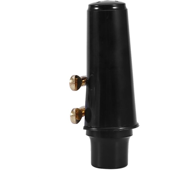 3X Svart Saksofonmunnstykke med 1 Reed, Spenne, Stopper, 2 Puter, Pakke