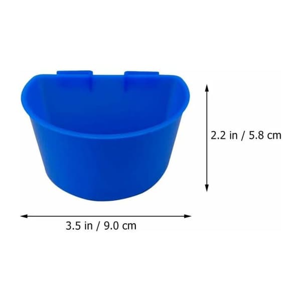 10 stk. Plastikdrikker Sodavand Vandflaske Feeder Kylling Vagtler Due Foder Skål Kæledyr Foder Tilbehør 9x6cm 3Cm