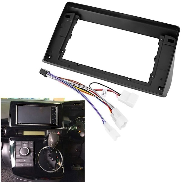 10 Tums 2DIN Bilradio Fascia för Wish 2009-2012 Stereo Fascia Panel Instrumentbräda Montering Installation Bil DVD Fra