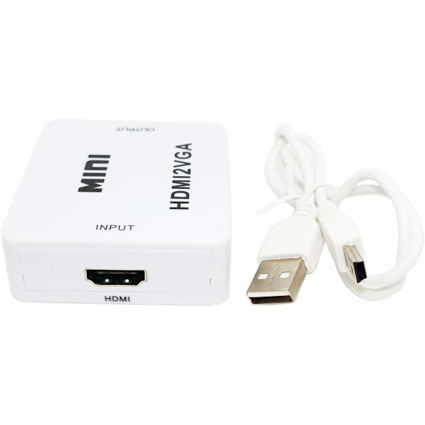 1080P Video Converter HDMI Hunn til VGA Hunn 15 Pin Adapter - Video Signal Converter