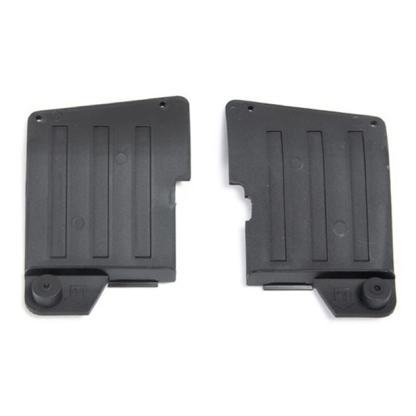 - Svart plastskärm och bakre för bil på 1/10 RC Axial SCX10 II 90046 90047 Uppgraderingsdelar