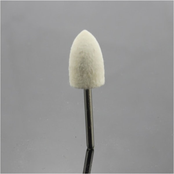 Polerhjelm og svamp uld polerhjul Konisk uldslibehoved 30 STK (kugletype 3*10 mm)
