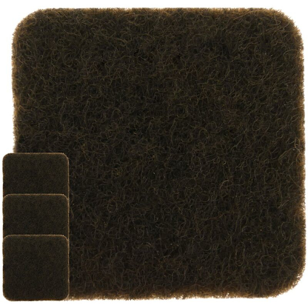 Kvadratiska självhäftande filtkuddar för möbler 32x32 mm 4-pack
