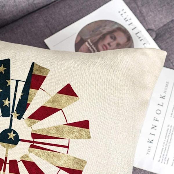4. juli dekorasjoner putevar 18 x 18 sett med 4 vår sommer uavhengighetsdag putevar for hjem sofa
