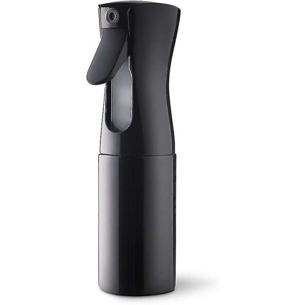 Hårsprayflaska, tom kontinuerlig vattensprayflaska - 160 ml tomma sprayflaskor (svart)