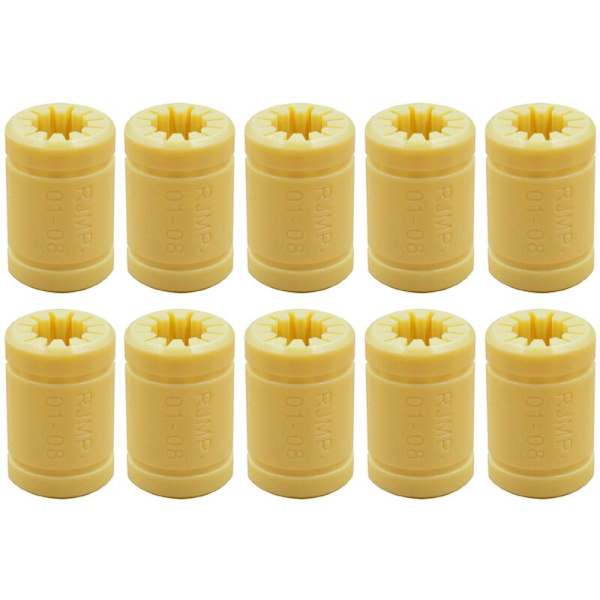 10 Lm8Uu 3D Printer Solid Polymer Lejer 8Mm Aksler til Mendel 3D Printer Dele
