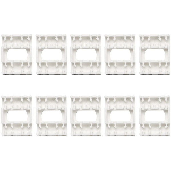 10 st RJ45 Cat6A Keystone Jack-modul Grad Shield RJ45 Uttag Avslutningsverktyg