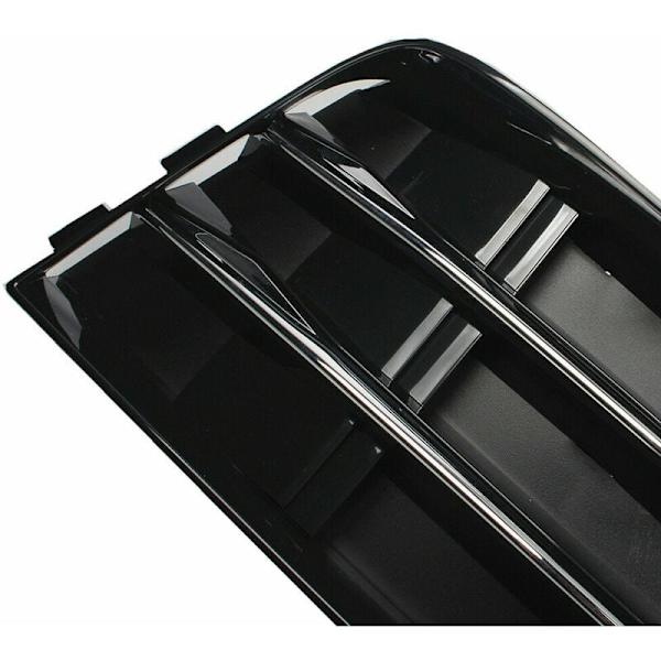 Front vänster dimljusgrill, med krompanel för Audi A4 B9 2016-2017 dimljusskydd 8W0 807681 R