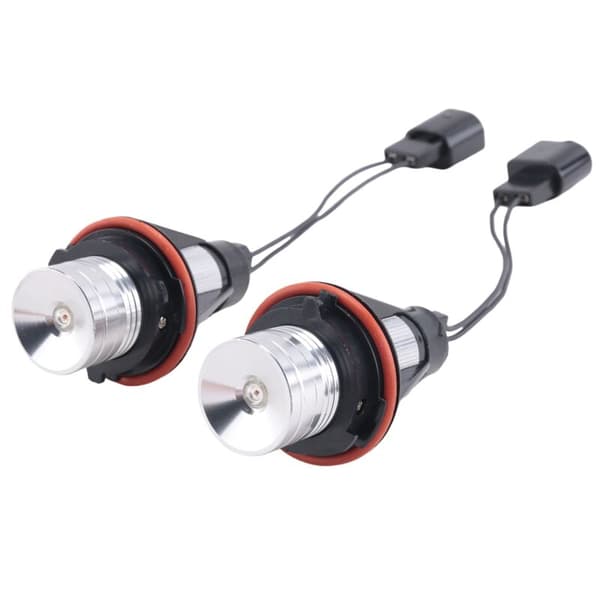 8000K röda LED Angel Eye Marker Halo-lampor för - E39 E53 E60 E63 E64 E66 E87 5 6 7 X3 X5 [2 st/förpackning]
