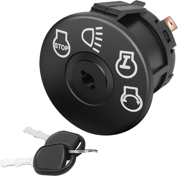 4-Positionstændingsswitch til plæneklippertraktor med forlygtebetjening til Ayp, Husqvarna, MTD, Delta, Stratton, GENERAC, 53217555566175566163968725 -