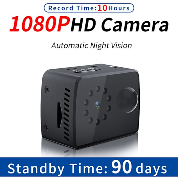 MD20 1080P Mini Kamera Videokamera Nattseende Mini DV Utomhus Röstvideospelare Action Mikro-kamera Recorder