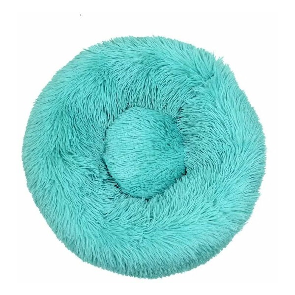 Katteseng, Fluffy pude, blød vaskbar til hunde og katte (Smaragdgrøn, 60 cm), Sunny