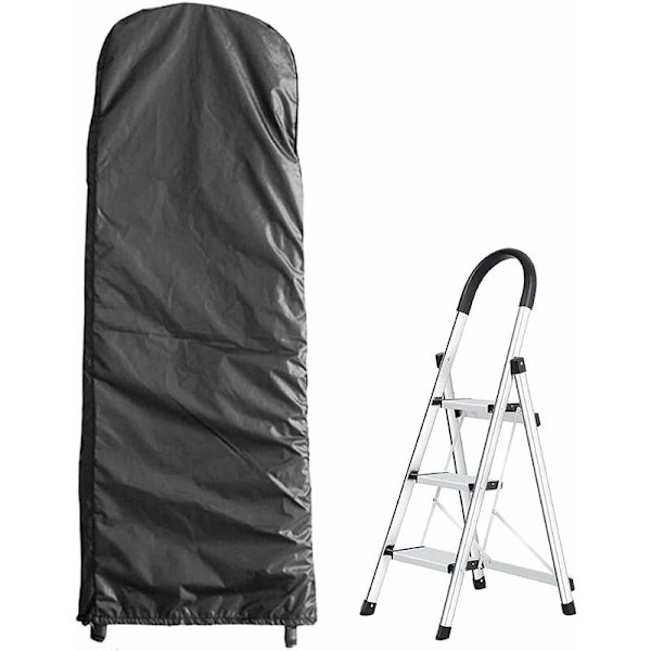 Foldbar Stigeskjul til Indendørs Støvbeskyttende Husholdnings Trinladder Dækker til Terrasse Have Udendørs Husholdnings Foldbar Trinladder Opbevaringspose Beskytter Furni