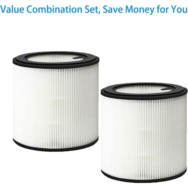 2-pak HEPA-filtere kompatible med Philips 800-serien luftrensere - AC0830/10 AC0820/30 AC0820/10 AC0819/10, delenummer FY0194/30