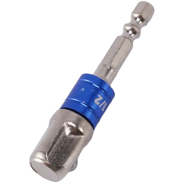 3PCS Impact Socket Adapter Set Hex Shank til 1/4 3/8 1/2 Tommers Fargerik Forlengelseskonverter Impact Drill Drill Bits