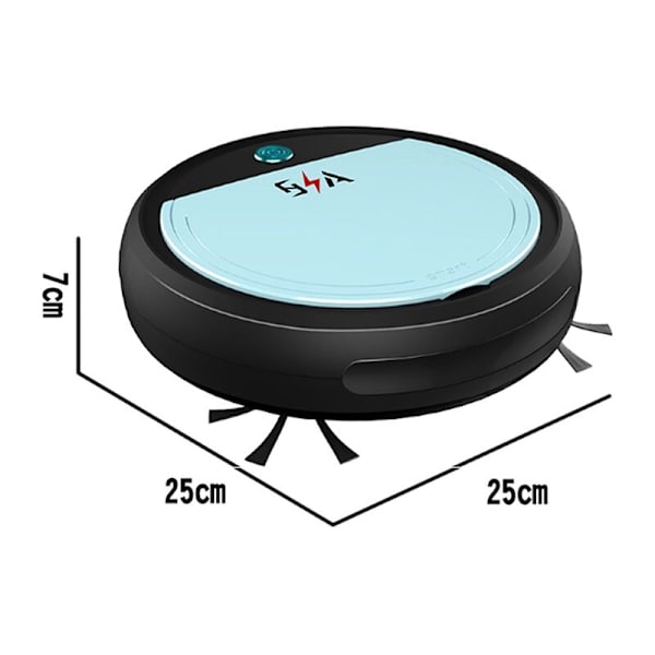 Laderbar Smart Robot 4 i 1 3200Pa USB Intelligent Feie UV-sterilisering Kraftig Støvsuger Feiemaskiner Hvit og Grønn