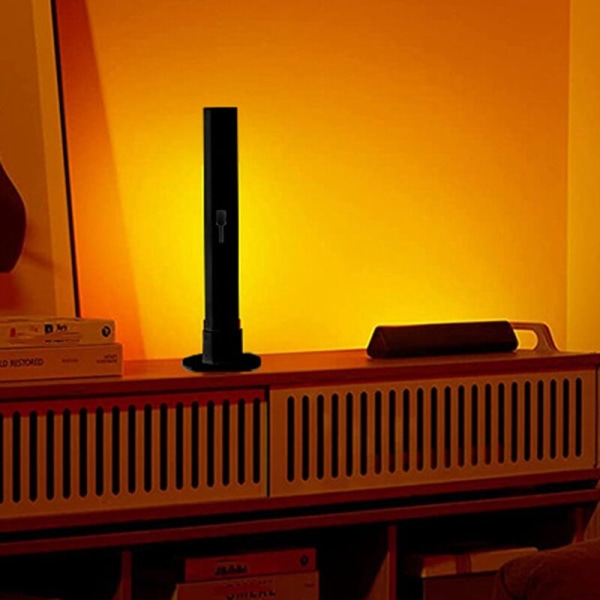 RGB lyslist musikkbelysning LED-stripe lys romdekor dekorasjonslampe EU-plugg Bluetooth APP fjernkontroll