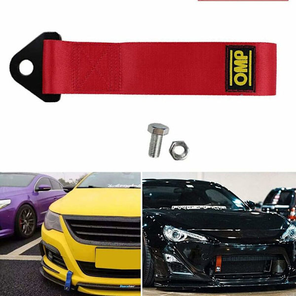 Vetoköysi Kilpa-autoille Yleinen Vetoköysi Puskurin Vetoköysi Perävaunun Vetoköysi Kestävä Nylon Vetoköysi Autoille 2 Tonnia