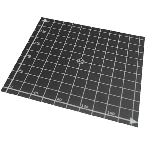 3D Printer Tilbehør 300X300Mm Varmeseng Platform Sticker Lim Struktur Med 1:1 Koordinater