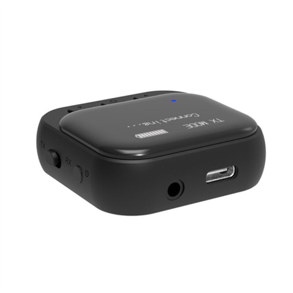 Bluetooth 5.2 skjerm Bluetooth-mottaker 2 i 1 Bluetooth-sendermottaker bærbar 3,5 mm bil Bluetooth-mottaker