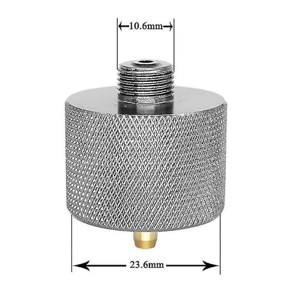 7,8 cm Rustfrit Udendørs Cam Switng Opladning Oppustelig Ventiladapter Gasspatron Tank Cyr Adapter Sæt