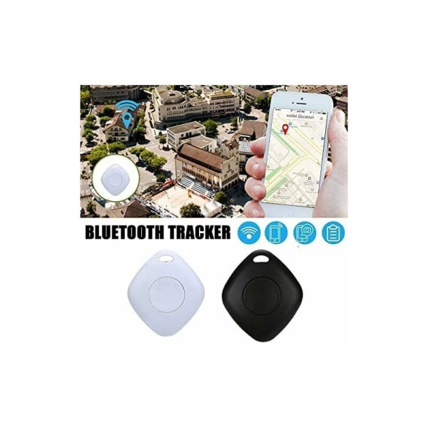 Smart Bluetooth Tracker & Key Finder, Key Finder Device med App, GPS Tracking for Kids, Keys, Luggage, APP Control Compatible iOS Android, 1 Pack,