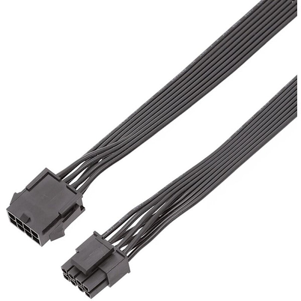 5 stk ATX 8-pins (4+4) CPU 8-pins hann til 8-pins 8-pins hunn PCIE strømforlengelseskabel 20CM