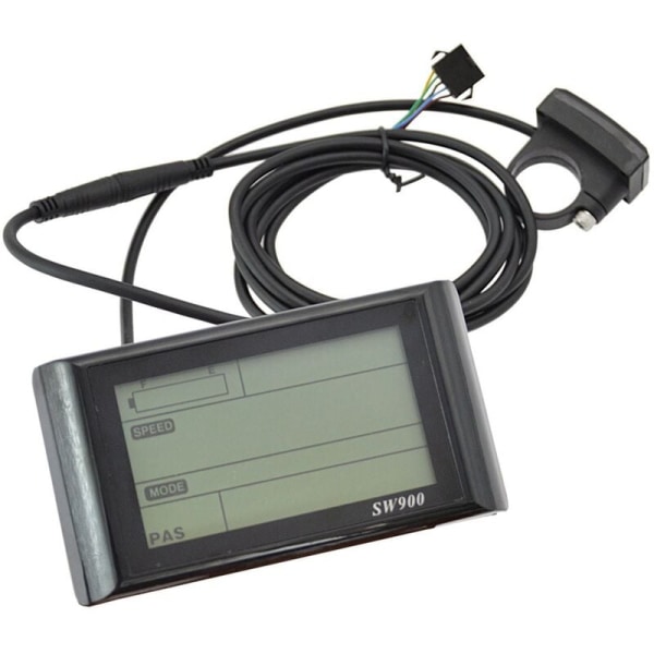 SW900 Ebike LCD-skjerm 24V/36V/48V52V/60V E-sykkel LCD-målerpanelskjerm for elektrisk datamaskin Ebike-tilbehør