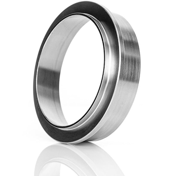 Rostfritt Stål Smart Dosering Ring för Bryggningsskål Kaffe Pulver Barista Verktyg Tamp (57,5 mm)