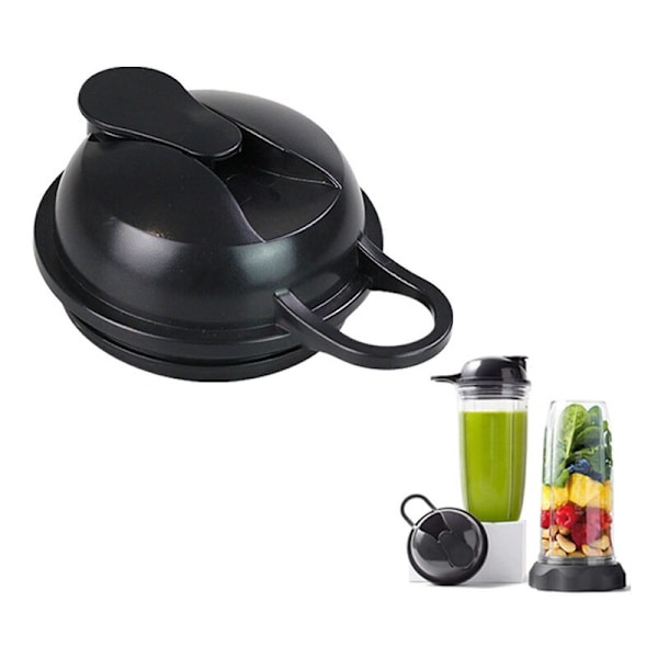 2 stk. Flip, udskiftningslåg til NB1000W 1200W Juicer, Sip og Seal Cups Blender Sort