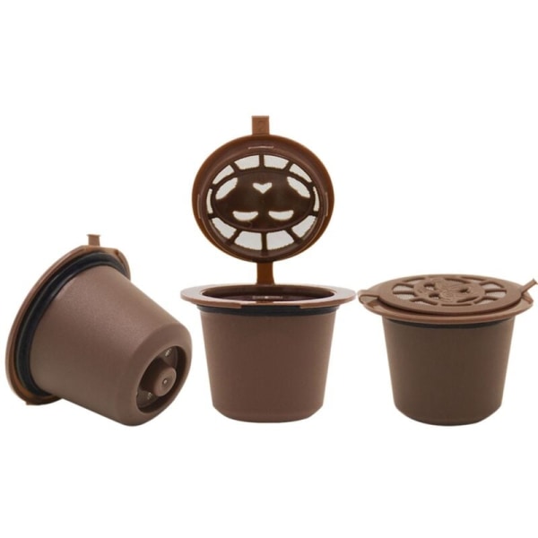 20 stk. serie rustfrit stål genanvendelige kaffekapsler til maskiner (B)