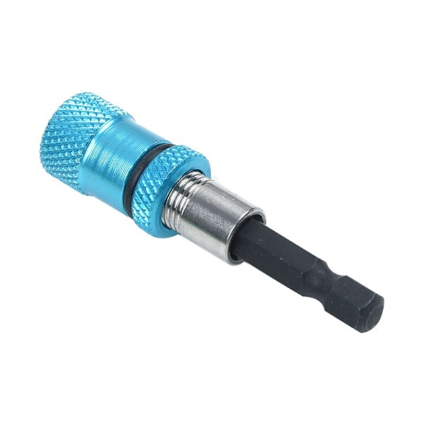 2 st 1/4 Hex Shank Elektrisk Borr Magnetisk Skruvmejsel Bitshållare Magnetism Verktyg Justerbar Förlängningsstång