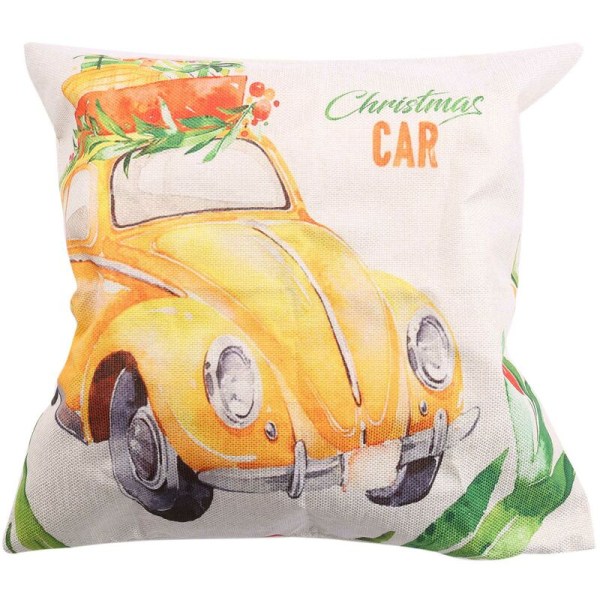 Christmas Special Pillowcase Square Decor Pillowcases Cushion Covers for Car Sofa 45X45CM