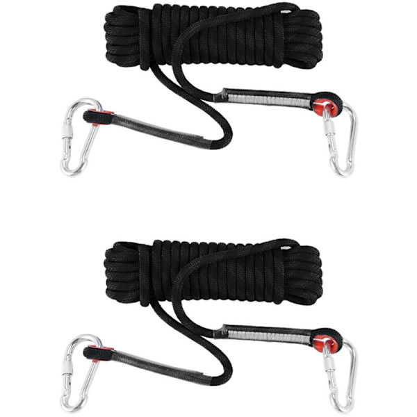 2x Klätterrep för utomhusbruk 12mm Nödutrymning vid husbrand