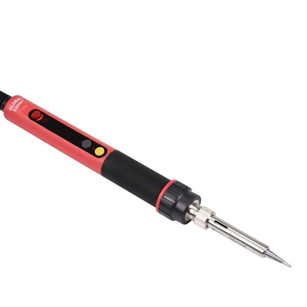 CXG E60Wt termostat display høj effekt digital varmesvejsning pen termostat elektrisk strygejern sæt funktioner 10 spids holder europæisk stik