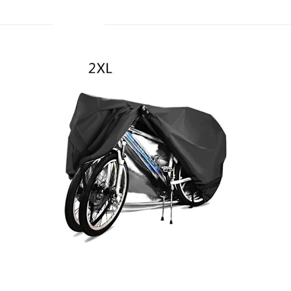 Sykkeltrekk for 2 sykler Vanntett 210D Pustende Utendørs Sykkelbeskyttende Trekk med Låseøye Beskyttelse, for MTB og Racer Sykler