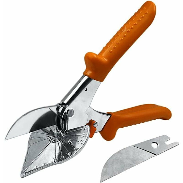 Hörn sax - modell med halkfritt handtag + blad i ett stycke mångsidig hörnsax 45-135 grader gängad spår polygon sax lämplig