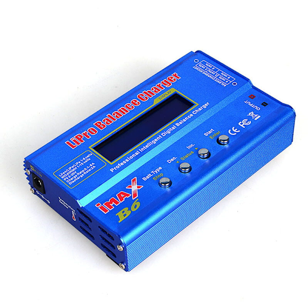 LiPo-oplader 80 W 6 A Professionel Balance Høj Effekt til LiPo/Li-Ion/Life (1-6S), NiMH/NiCd (1-15S)