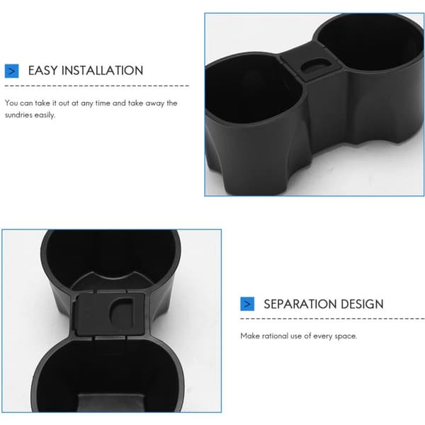 for Model 3 Y 2021 Midtkonsoll Koppholder Innlegg Interiør Tilbehør Bil Interiør Kaffe Kopp