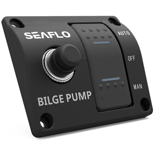 Til Bilgepumpe Bilgepumpe Kontrol Afbryder Auto Pumpe Panel Afbryder 3 Vejs Afbryder Panel