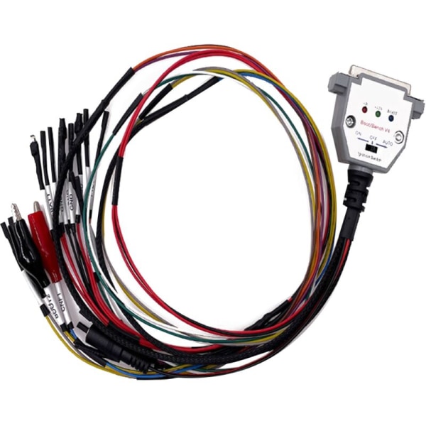 3 LED-lys med DB25-startkabel til SM2 PRO+ J2534 VCI Læs Skriv ECU BATT VCC KLINE CAN-L