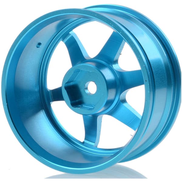 4P 6-Eger Aluminiumfælg til RC 1/10 On-Road 1052 Drift TE37+, Blå