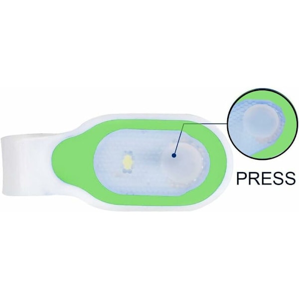 Monitoiminen magneettisella LED-klipsillä, salama yöturvallisuutta juoksijoille, lenkkeilijöille, kävelijöille, pyöräilijöille